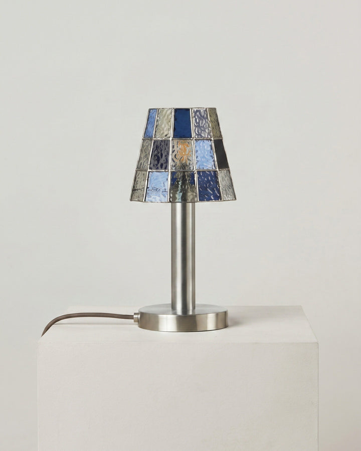 Solstice Faceted Glass Table Lamp