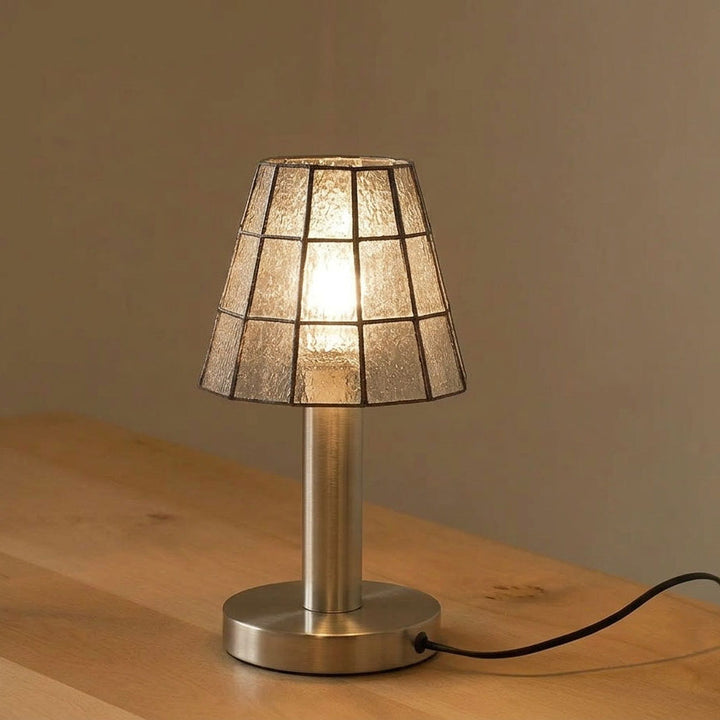 Solstice Faceted Glass Table Lamp
