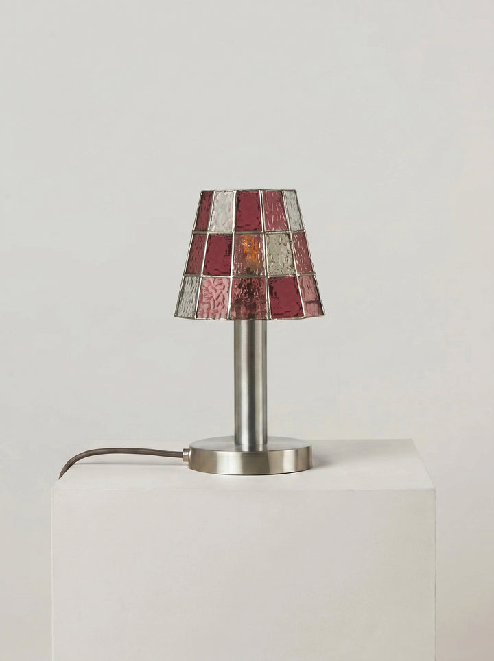 Solstice Faceted Glass Table Lamp