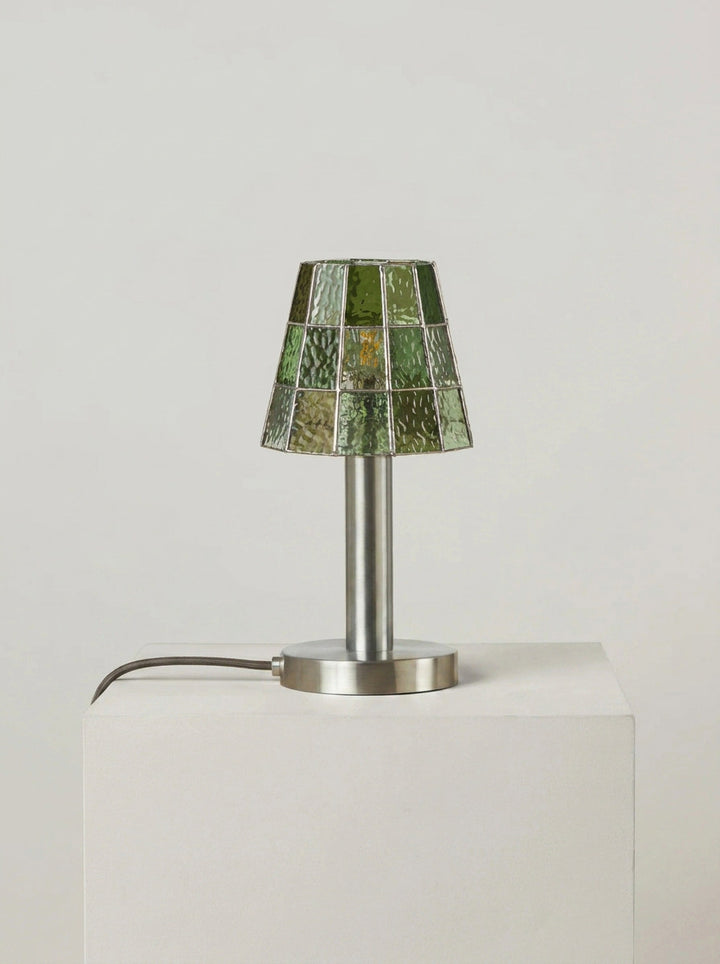 Solstice Faceted Glass Table Lamp