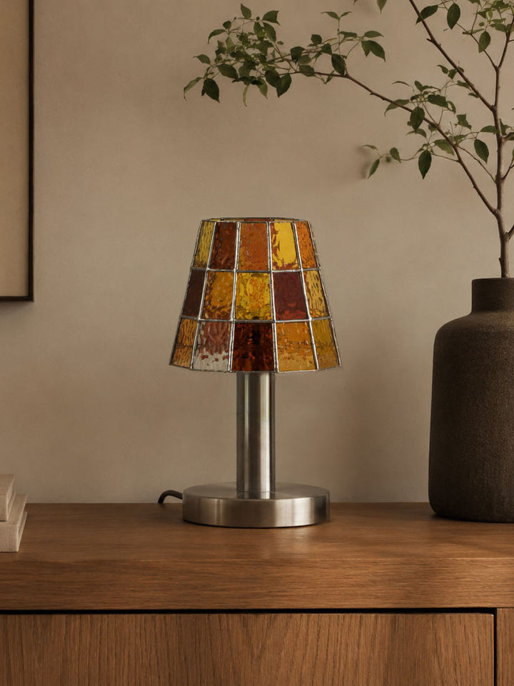 Solstice Faceted Glass Table Lamp