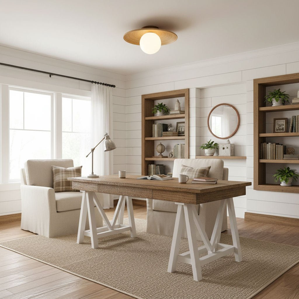 Soluna Wood Ceiling Light - Vakkerlight