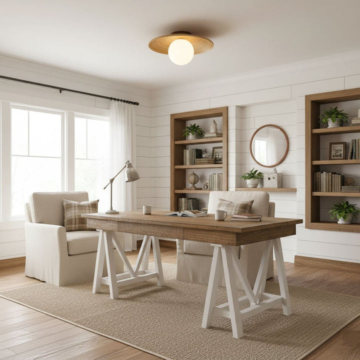 Soluna Wood Ceiling Light - Vakkerlight