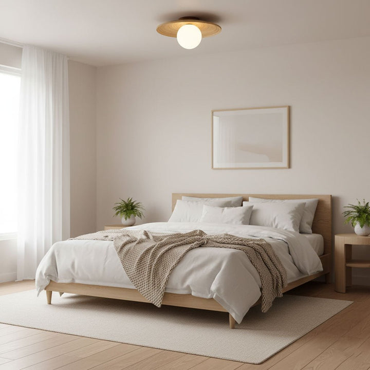 Soluna Wood Ceiling Light - Vakkerlight