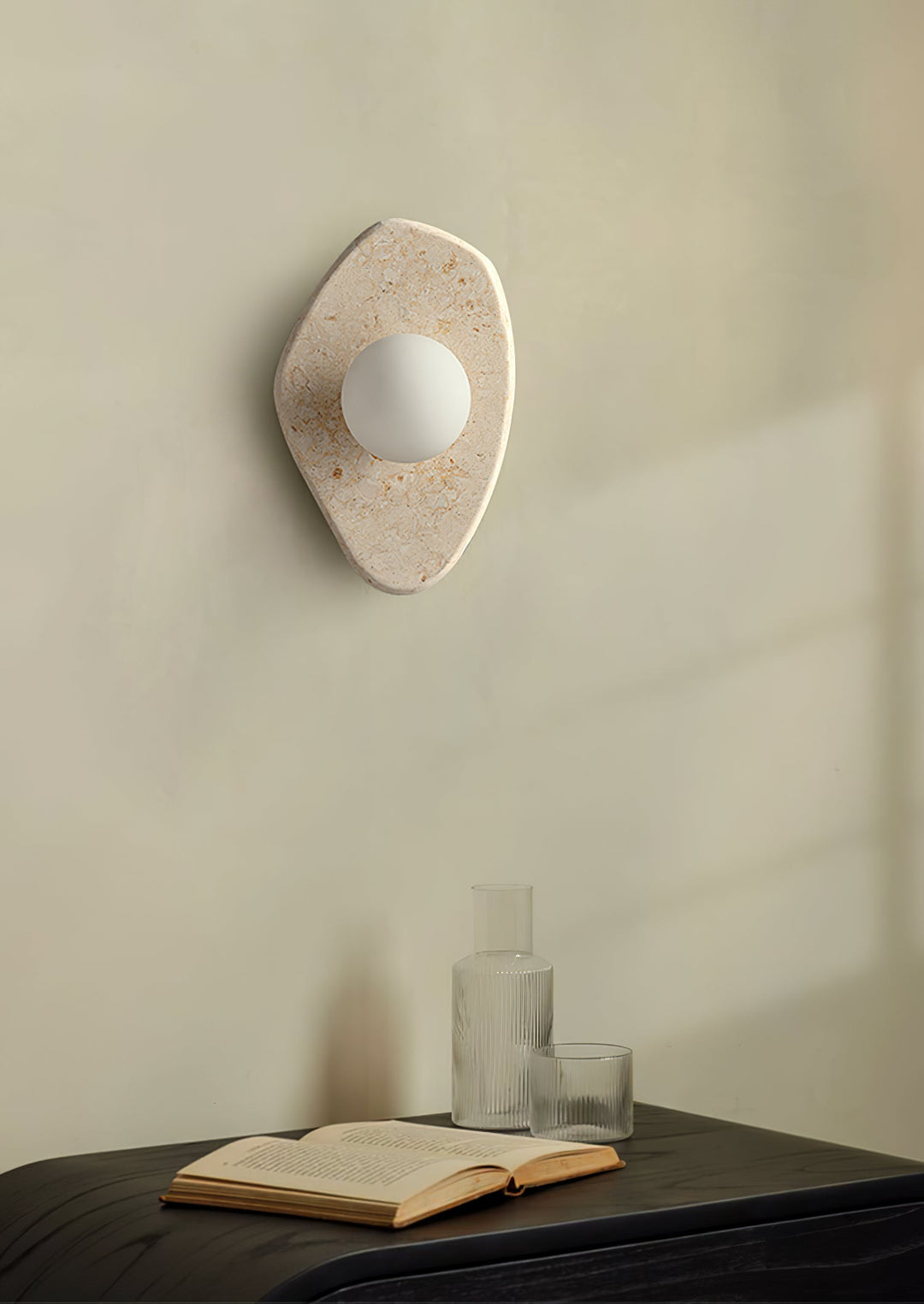 Soluna Stone Wall Light - Vakkerlight
