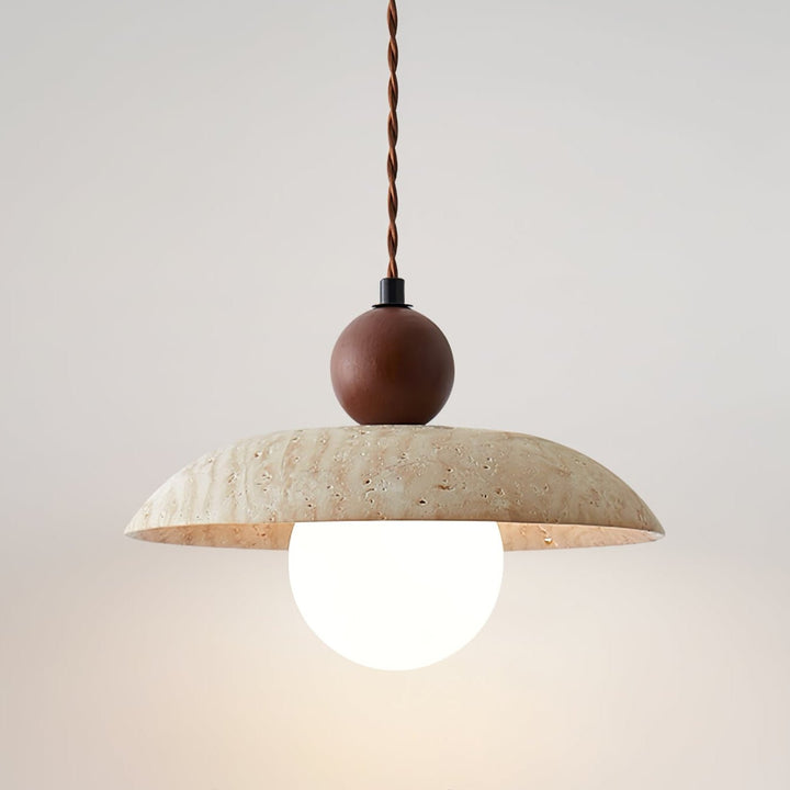 Soluna Travertine Pendant Light - Vakkerlight