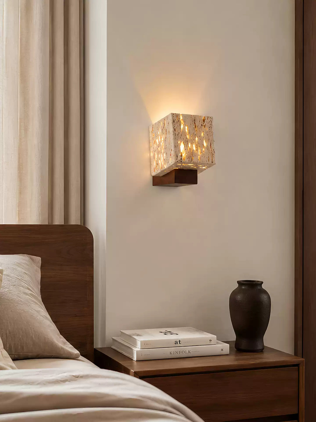 Cavora Travertine Glow Wall Sconce - Vakkerlight