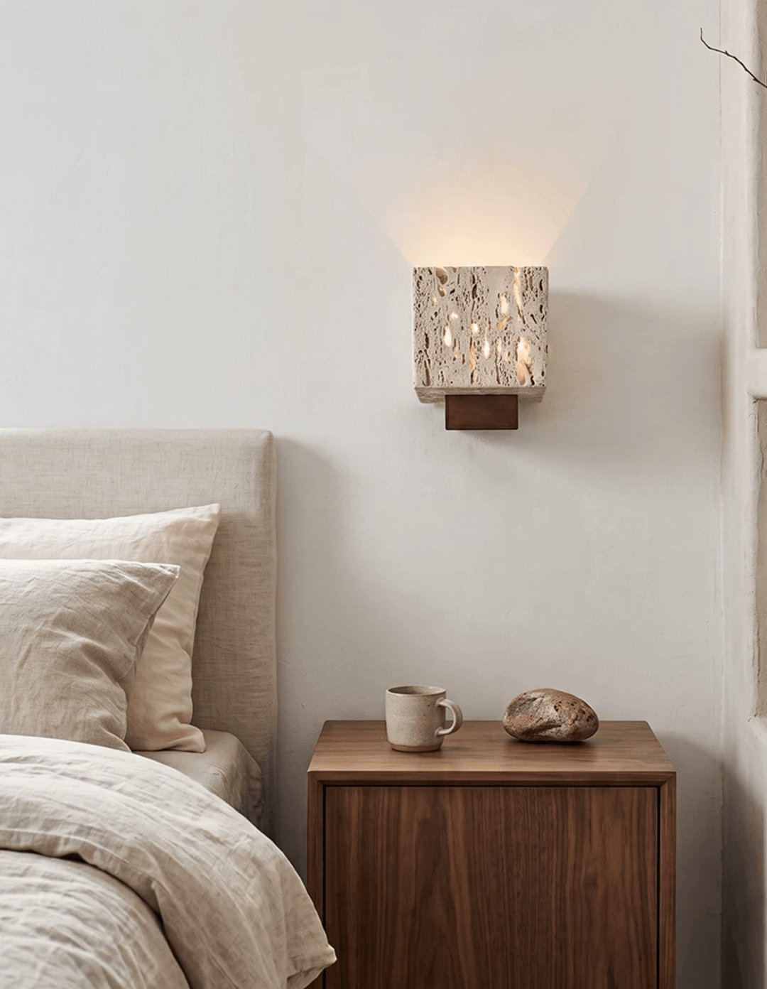 Cavora Travertine Glow Wall Sconce - Vakkerlight
