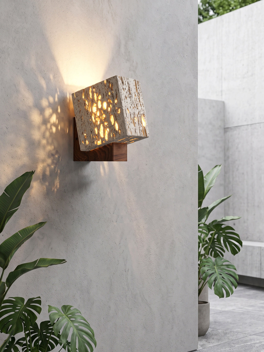 Cavora Travertine Glow Wall Sconce - Vakkerlight