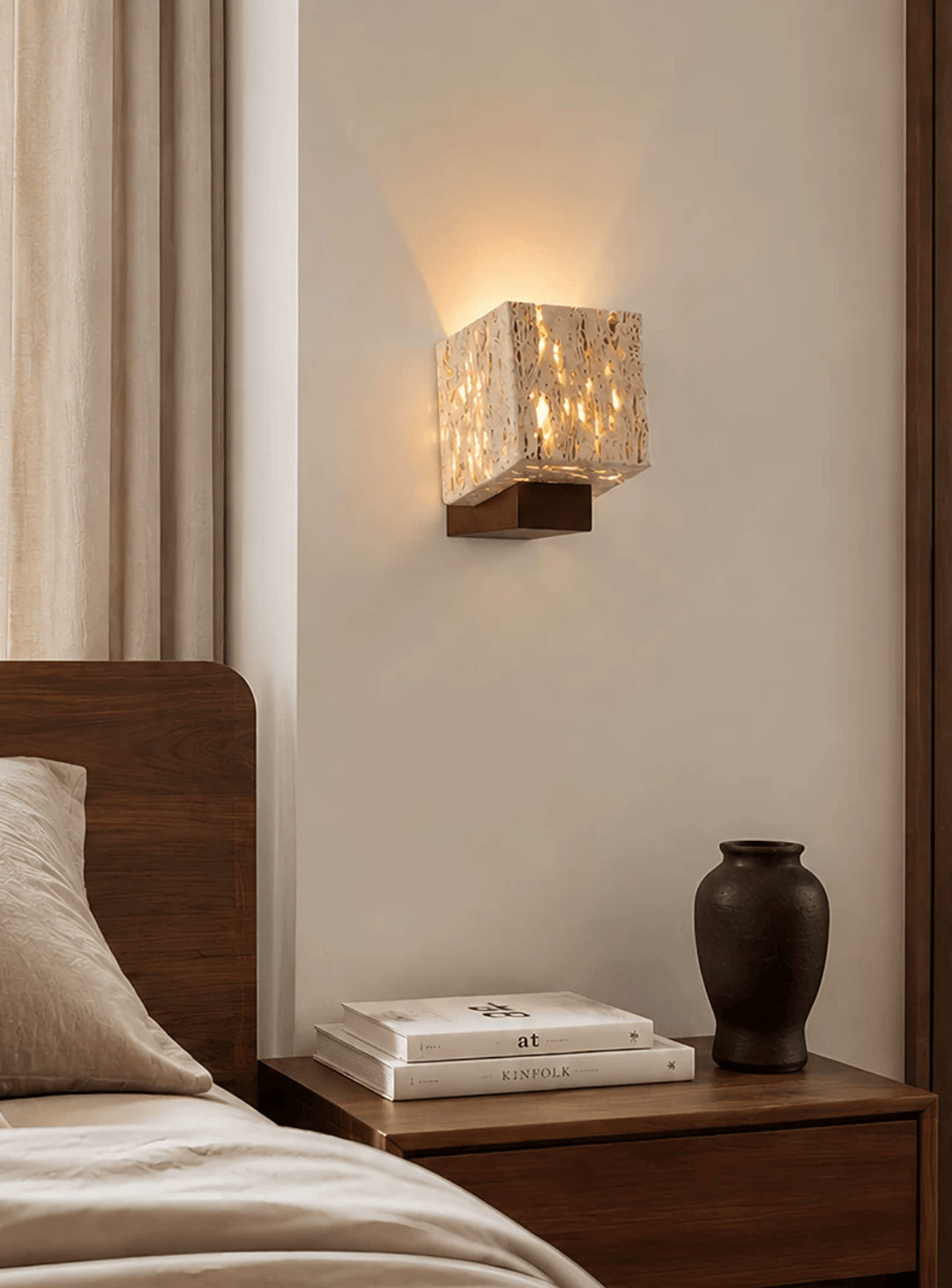 Cavora Travertine Glow Wall Sconce - Vakkerlight