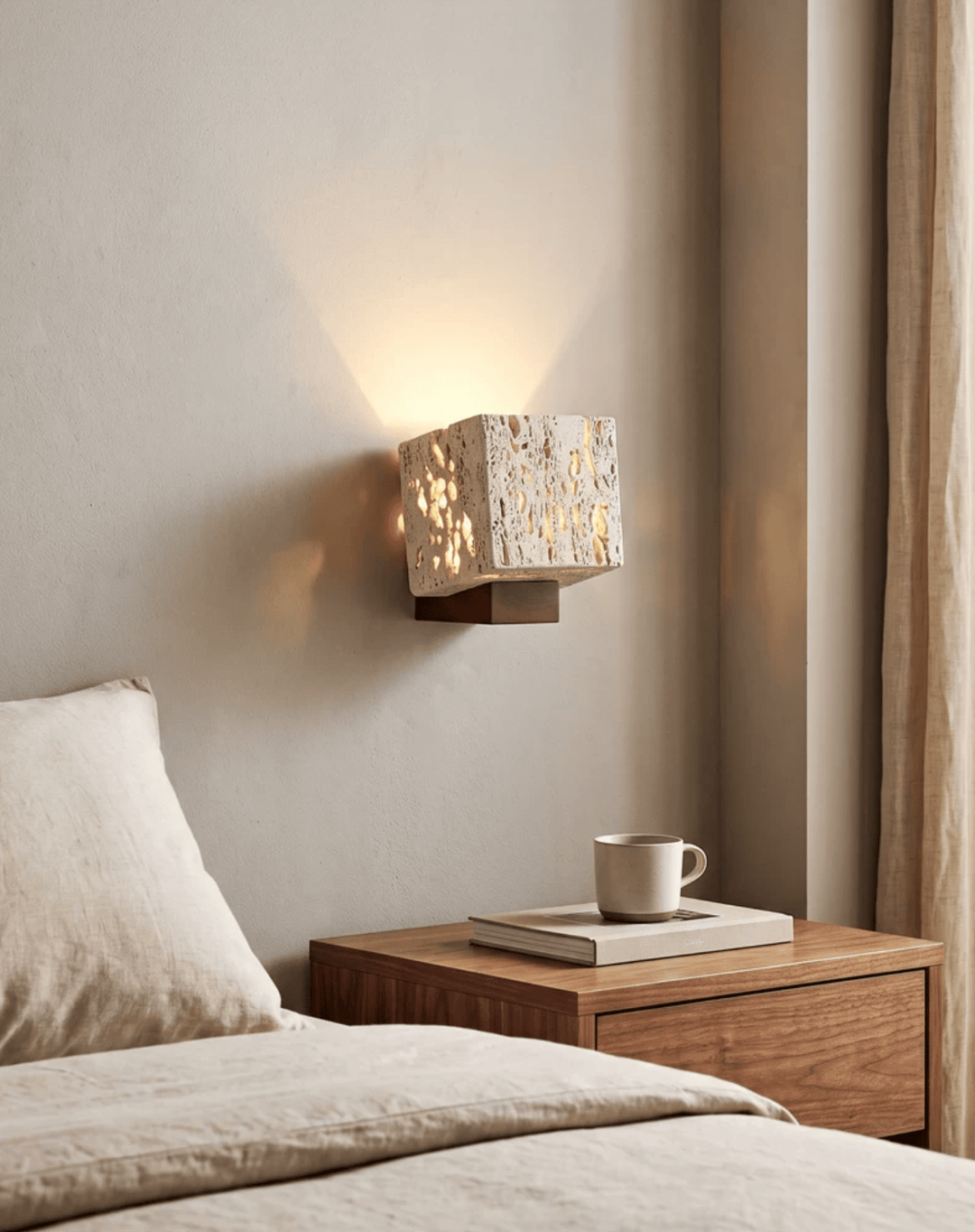 Cavora Travertine Glow Wall Sconce - Vakkerlight