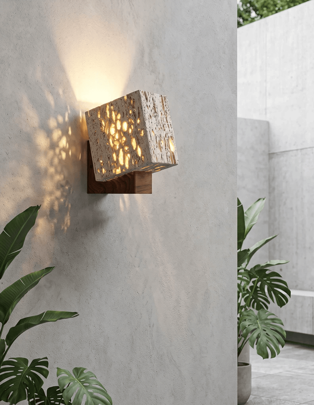 Cavora Travertine Glow Wall Sconce - Vakkerlight