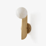 Solvara Alabaster Orb Wandlamp