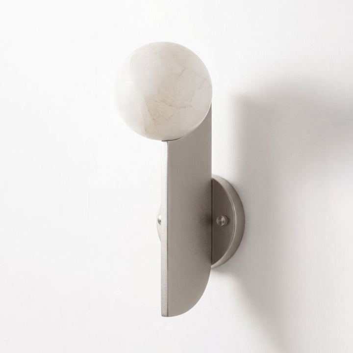 Solvara Alabaster Orb Wall Sconce - Vakkerlight