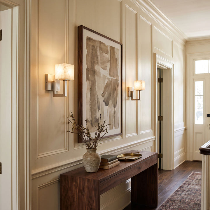 Solvenne Alabaster Wall Sconce