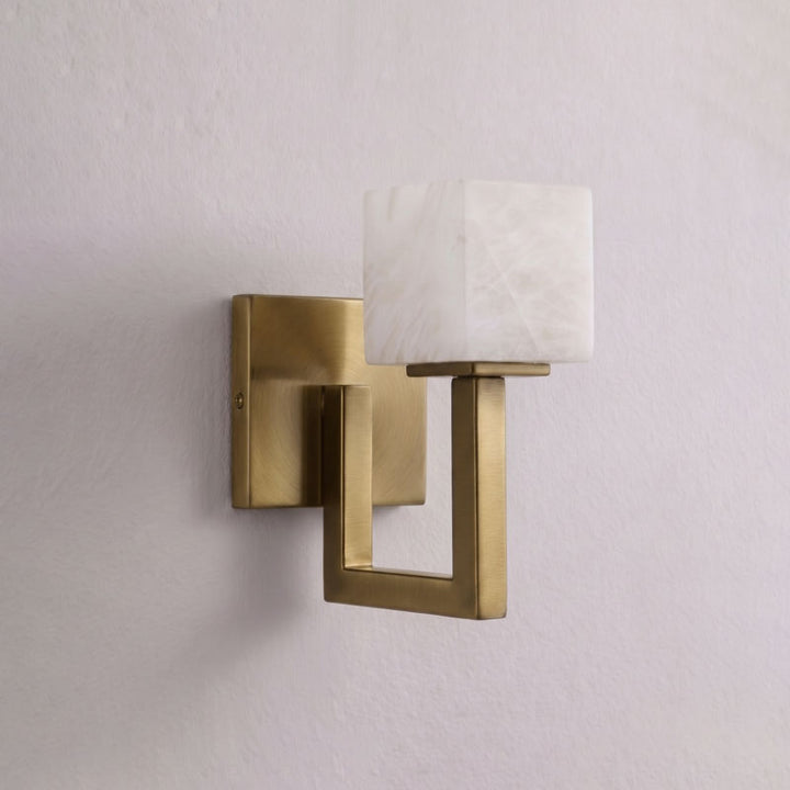 Solvenne Alabaster Wall Sconce