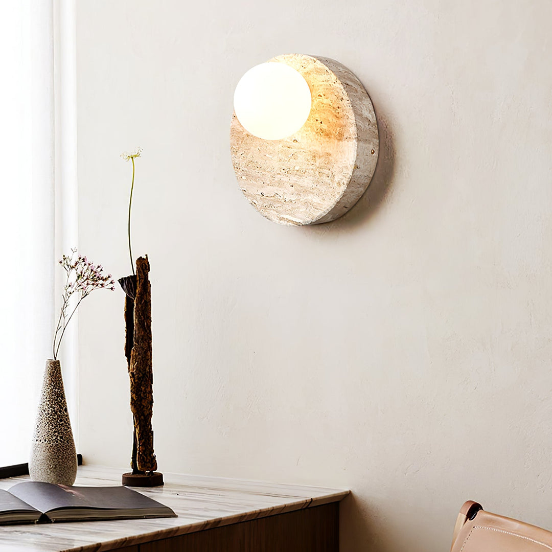 Sorella Travertine Sconce - Vakkerlight