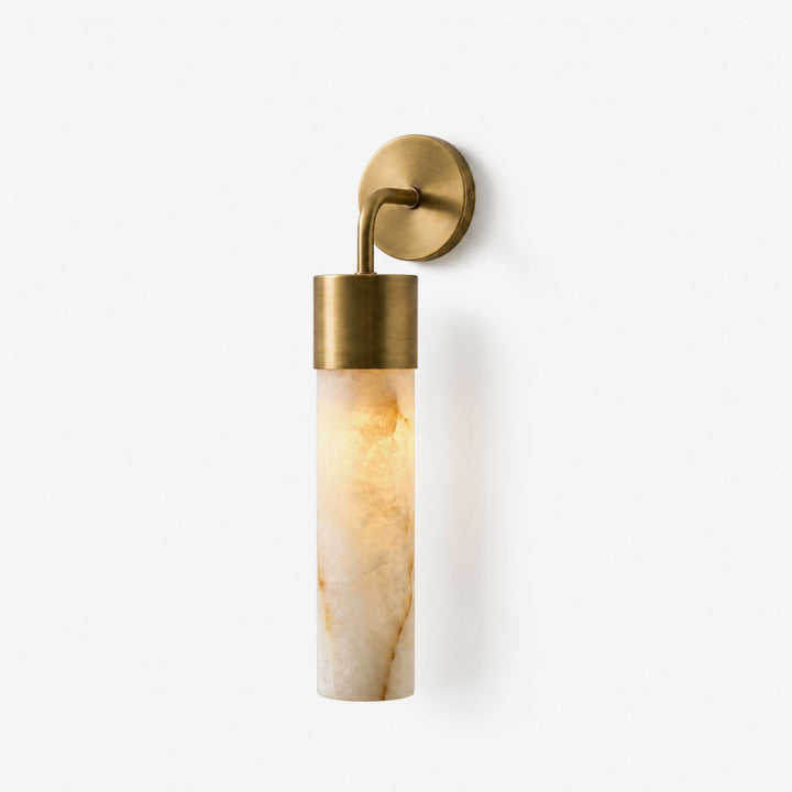 Sorelle Alabaster Tube Wall Sconce