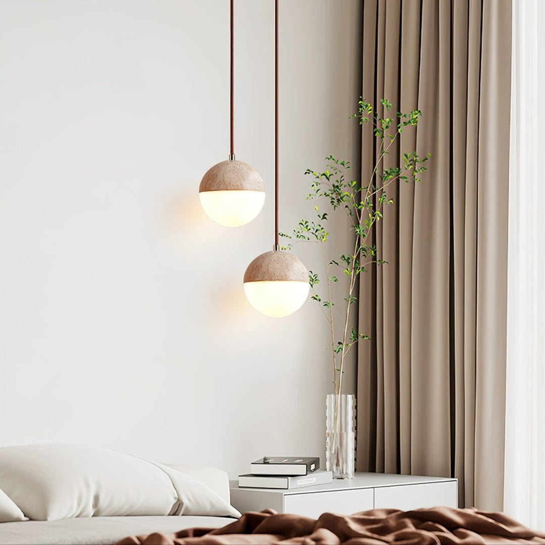 Soren Travertine Pendant Light - Vakkerlight