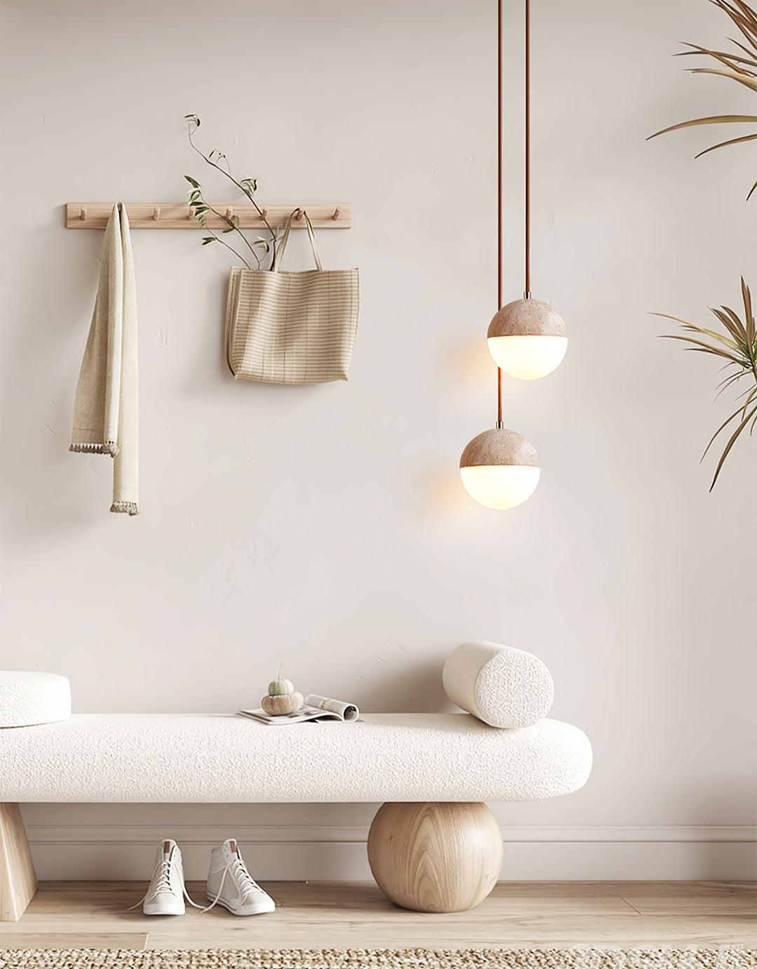 Soren Travertine Pendant Light - Vakkerlight