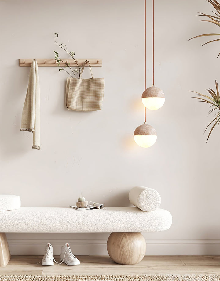 Soren Travertine Pendant Light - Vakkerlight