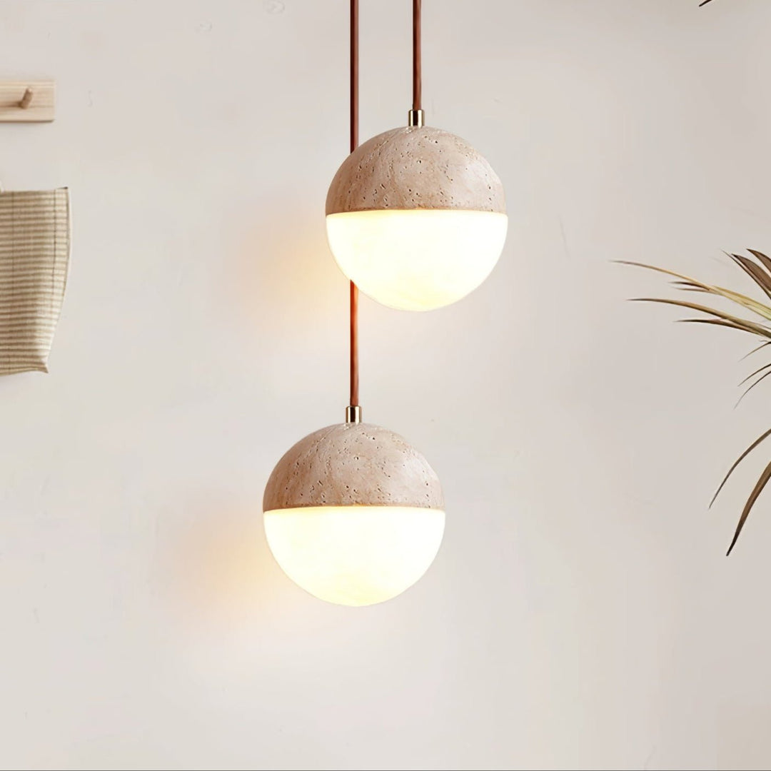 Soren Travertine Pendant Light - Vakkerlight