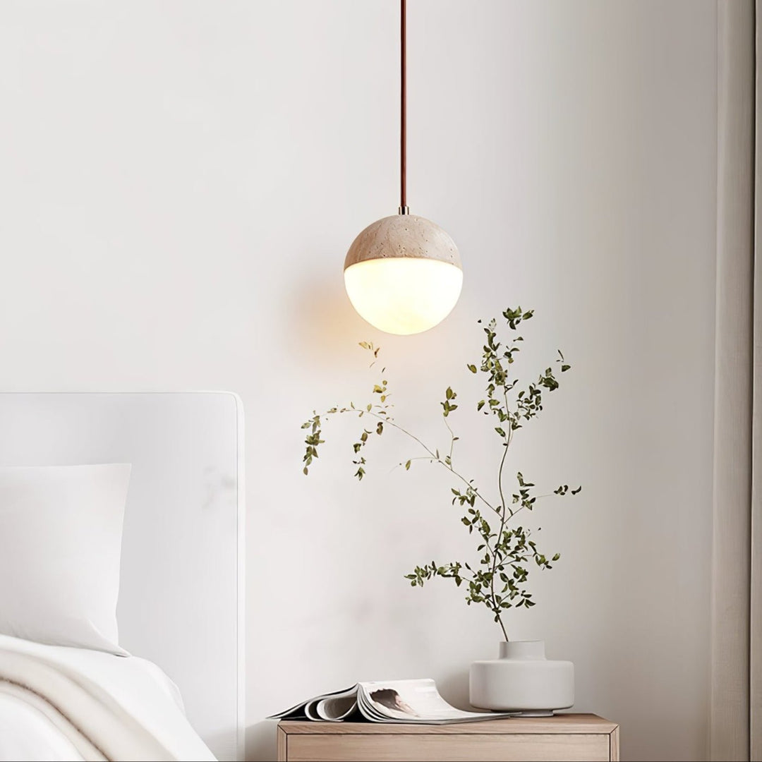Soren Travertine Pendant Light - Vakkerlight