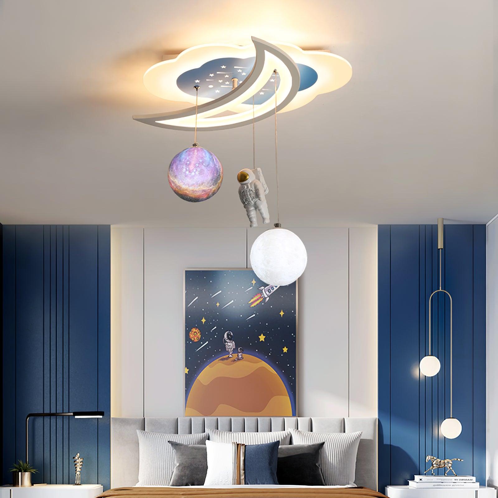 Space Astronaut Star Ceiling Lamp – Vakkerlight