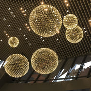 Gold Spark Ball Pendant Light - Vakkerlight