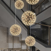 Gold Spark Ball Pendant Light - Vakkerlight