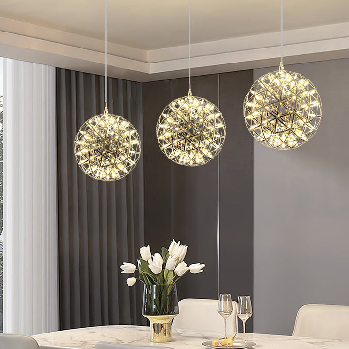 Gold Spark Ball Pendant Light - Vakkerlight