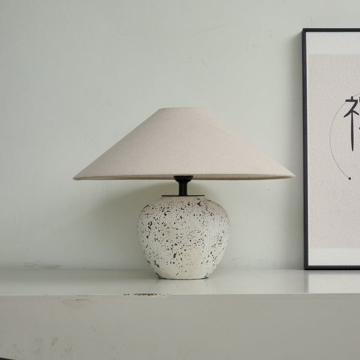 Speckled Ceramic Jar Table Lamp - Vakkerlight