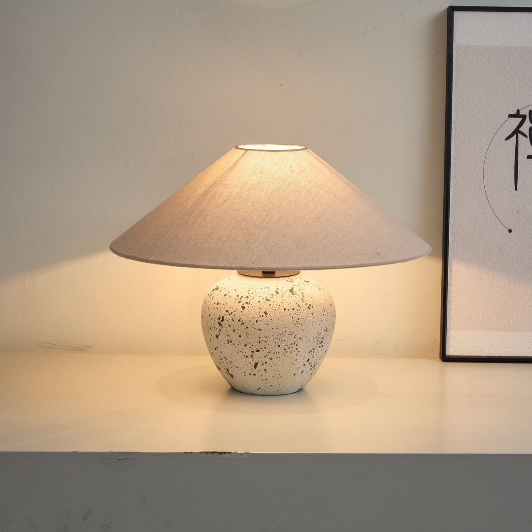 Speckled Ceramic Jar Table Lamp - Vakkerlight