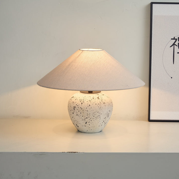 Speckled Ceramic Jar Table Lamp - Vakkerlight