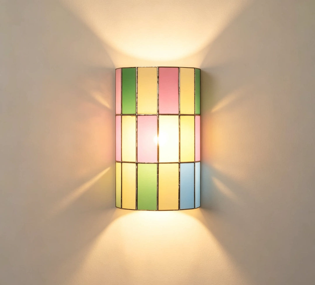 Spectra Faceted Glass Wall Sconce