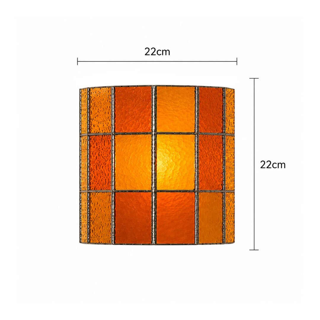 Spectra Faceted Glass Wall Sconce