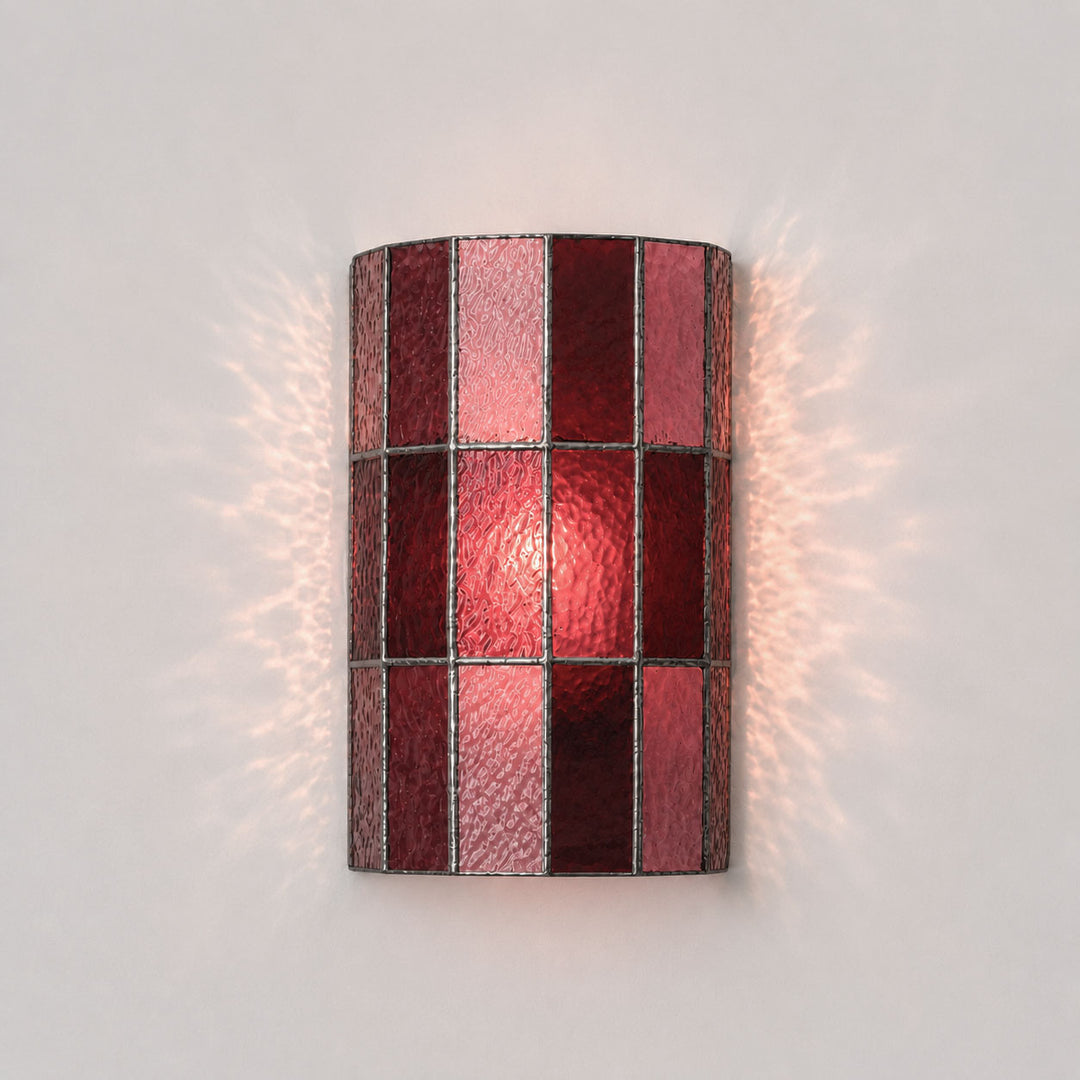 Spectra Faceted Glass Wall Sconce