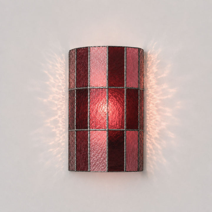Spectra Faceted Glass Wall Sconce