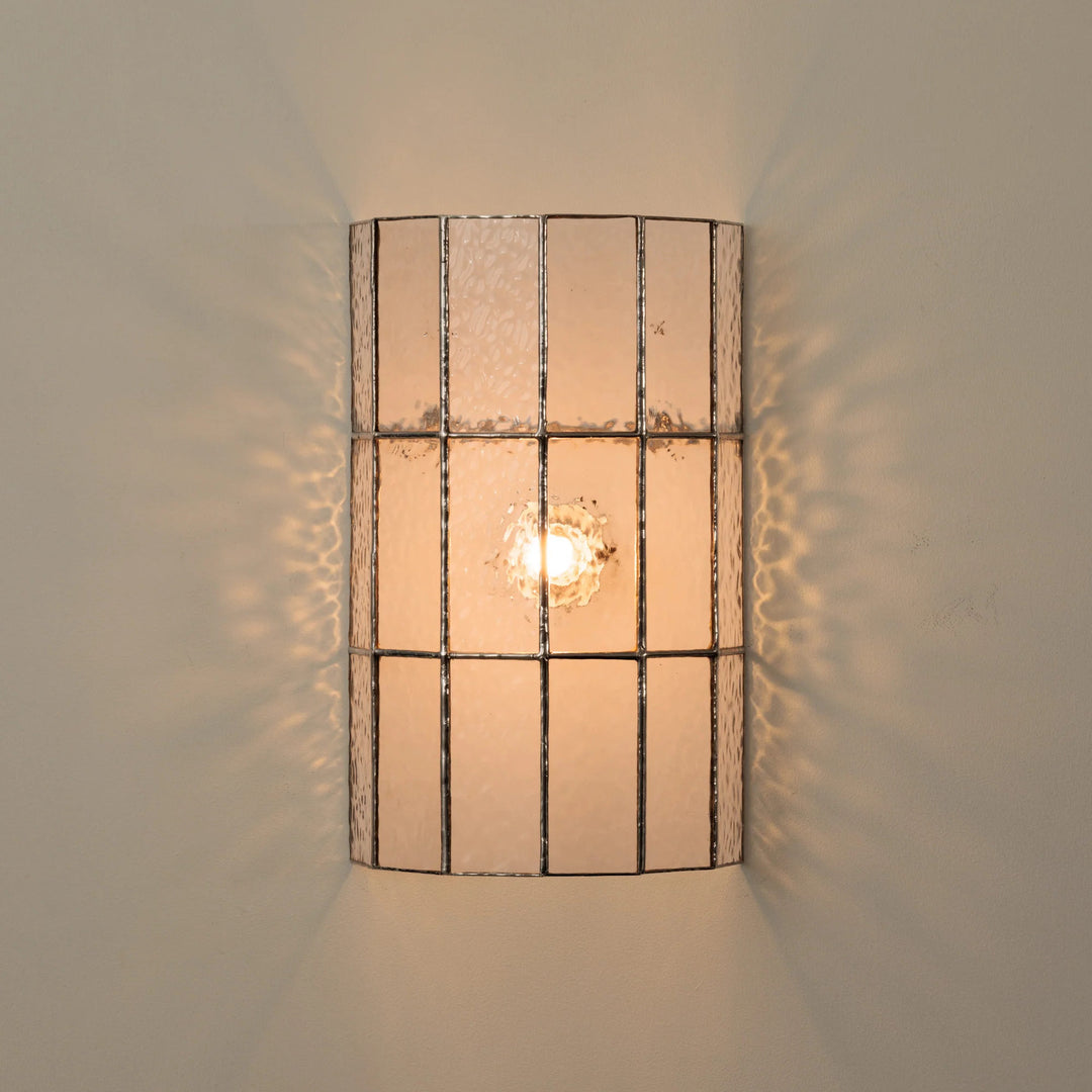 Spectra Faceted Glass Wall Sconce