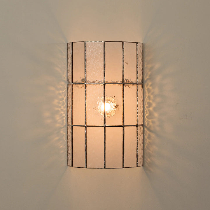 Spectra Faceted Glass Wall Sconce