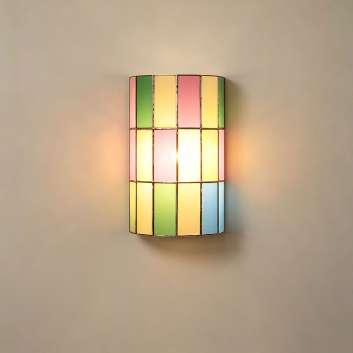 Spectra Faceted Glass Wall Sconce