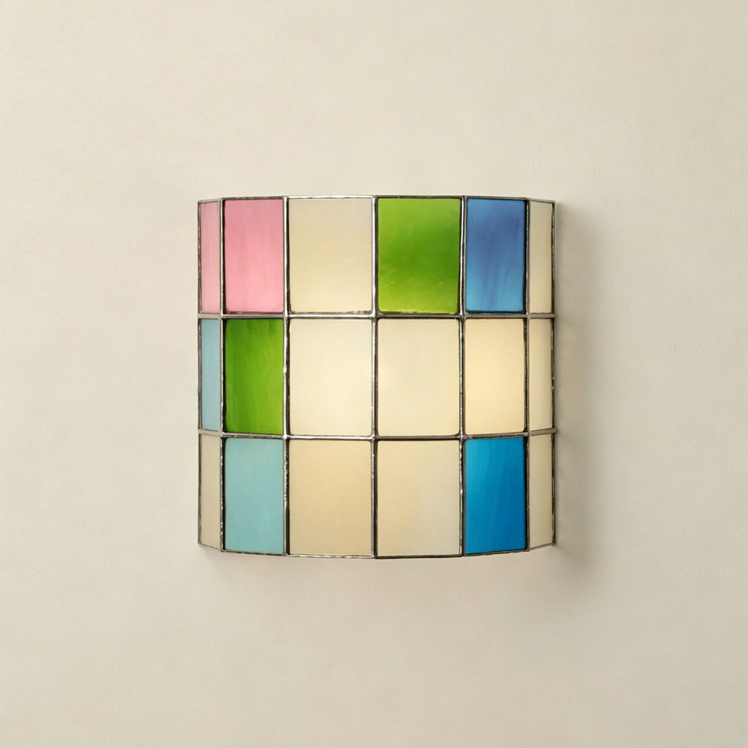 Spectra Faceted Glass Wall Sconce