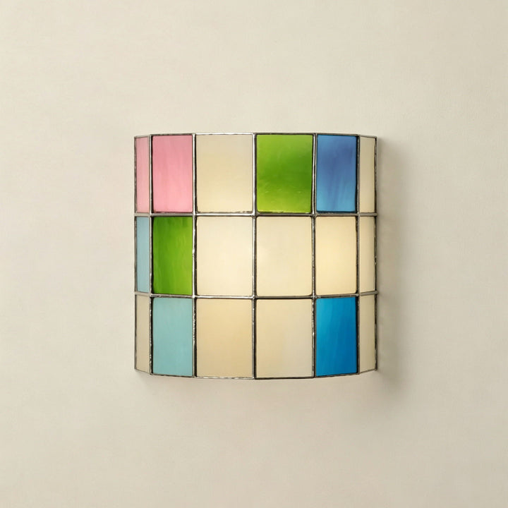 Spectra Faceted Glass Wall Sconce