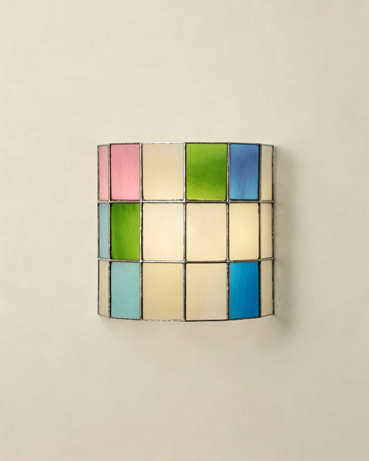 Spectra Faceted Glass Wall Sconce