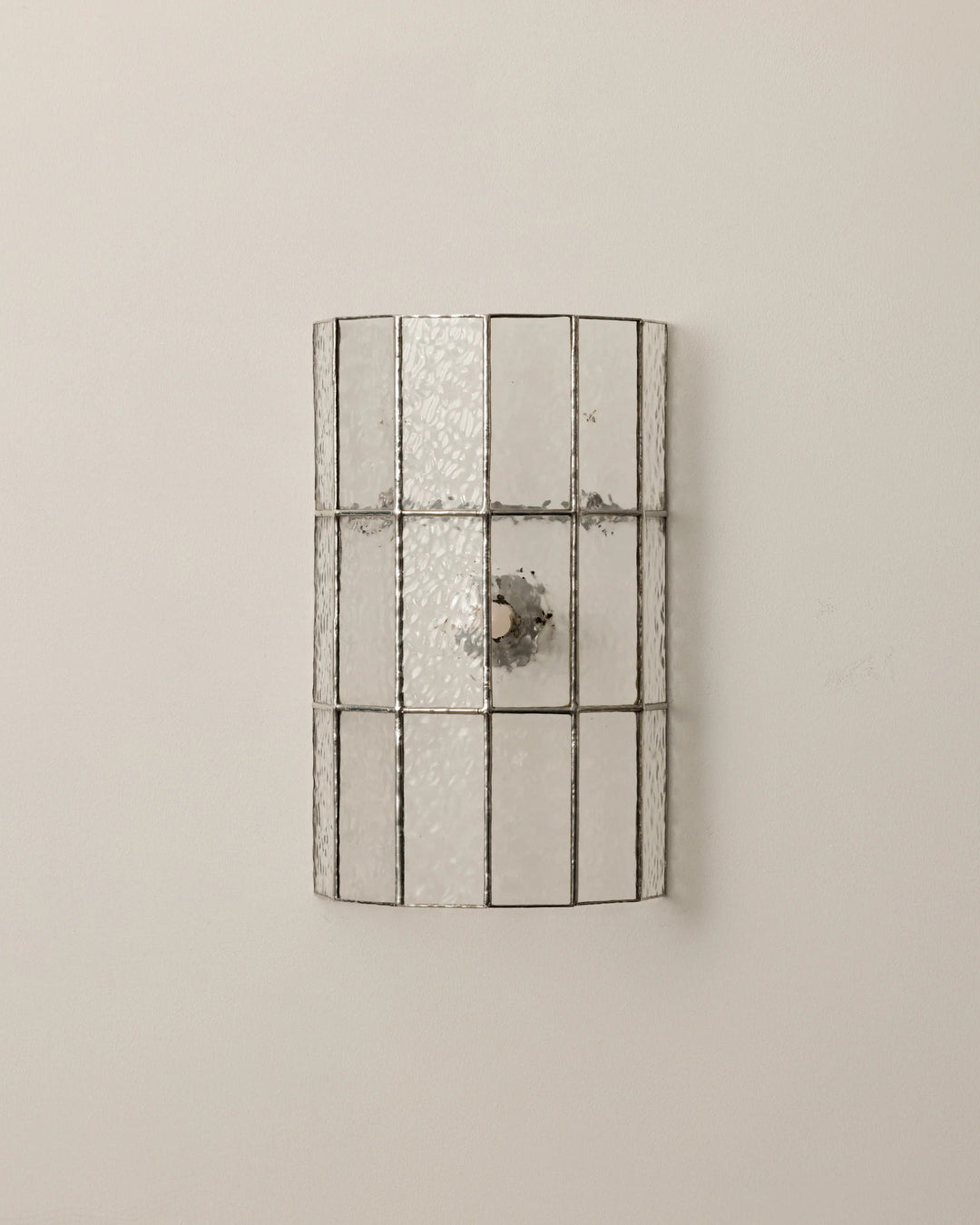 Spectra Faceted Glass Wall Sconce
