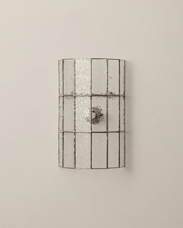 Spectra Faceted Glass Wall Sconce