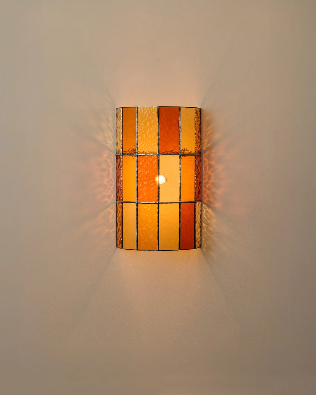 Spectra Faceted Glass Wall Sconce