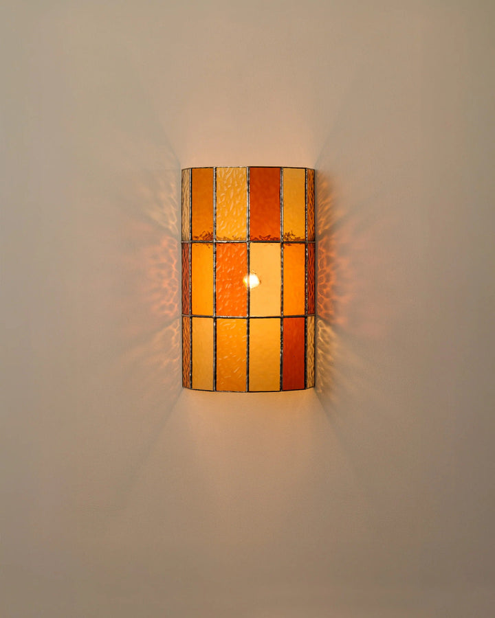 Spectra Faceted Glass Wall Sconce
