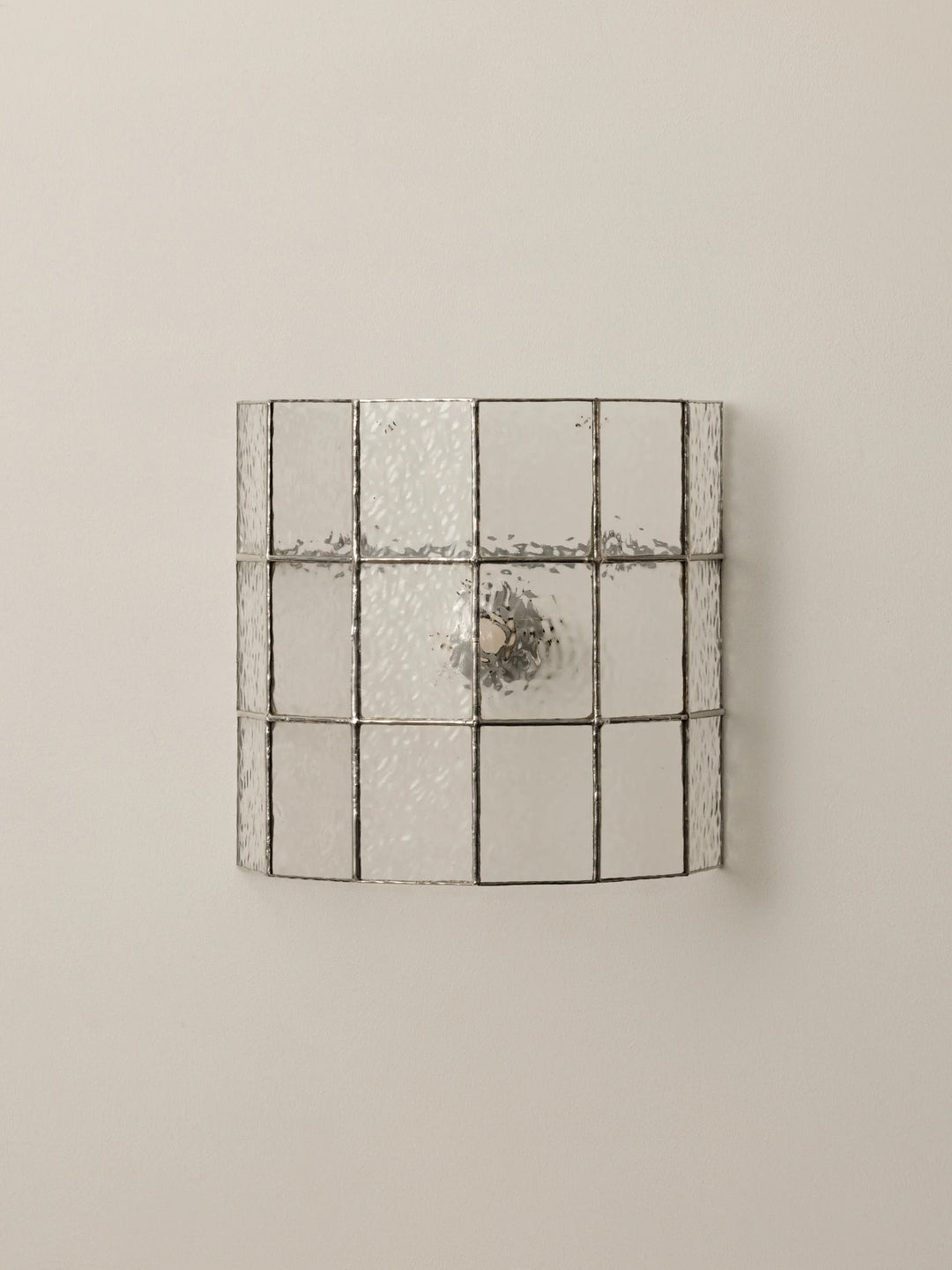 Spectra Faceted Glass Wall Sconce