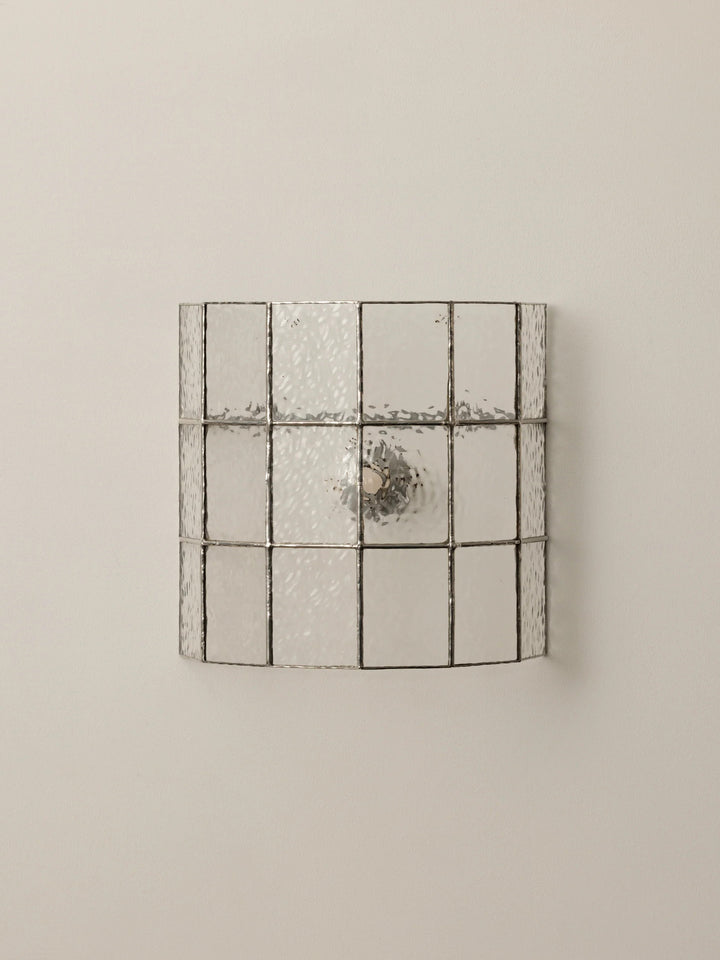 Spectra Faceted Glass Wall Sconce